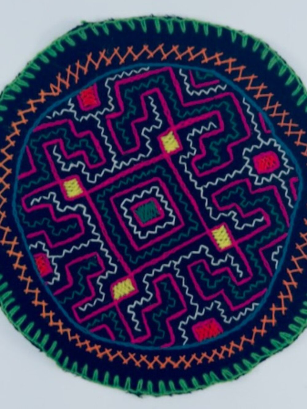 Shipibo Geometric Kené Pattern